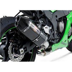 KAWASAKI ZX 10 R 2011 - 2015 MEDIO COLECTOR R77-D TRAPEZOIDAL CONE DOBLE SALIDA