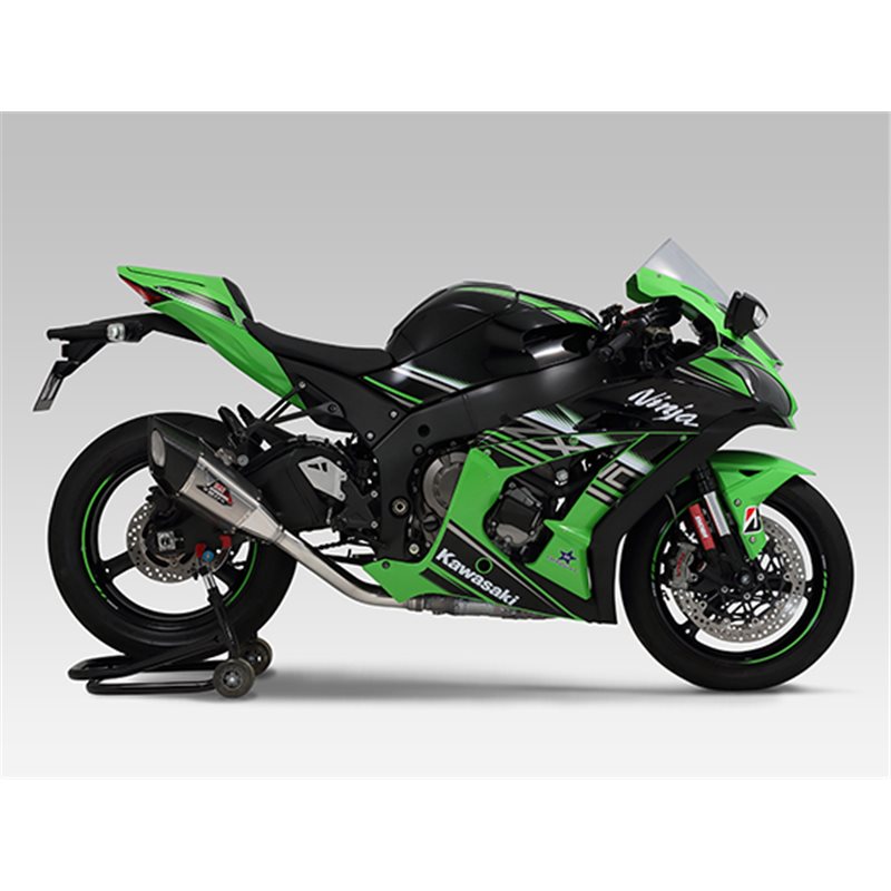 KAWASAKI ZX 10 R 2016 - 2018 SILENCIOSO SLIP-ON STREET SPORTS R-11SQ CON TRAMO INTERMEDIO DE COLECTOR KAWASAKI ZX 10 R 2016 - 2018 SILENCIOSO SLIP-ON STREET SPORTS R-11SQ CON TRAMO INTERMEDIO DE COLECTOR