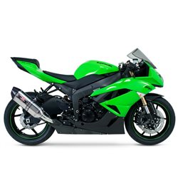 KAWASAKI ZX 6 R 2009 - 2012 SILENCIOSO R77 TRAPEZOIDAL CONE