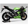 KAWASAKI ZX 6 R 2009 - 2018 SILENCIOSO SLIP-ON STREET SPORTS R-11 UNA SALIDA
