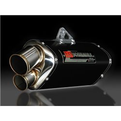 SUZUKI GSXR 600 2008 - 2010 SILENCIOSO TRI-OVAL DOBLE SALIDA