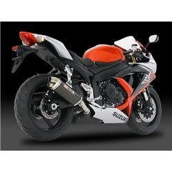 SUZUKI GSXR 600 2008 - 2010 SILENCIOSO TRI-OVAL DOBLE SALIDA