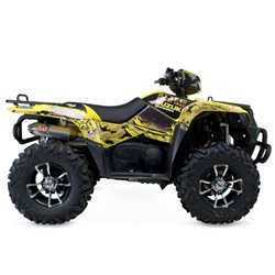 SUZUKI LTA 700 X KING QUAD 2005 - 2010 SILENCIOSO RS2 OVAL CÓNICO