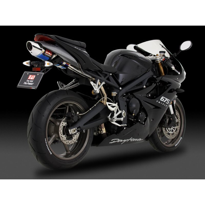 TRIUMPH DAYTONA 675 2006 - 2010 SILENCIOSO OVAL CONE TRIUMPH DAYTONA 675 2006 - 2010 SILENCIOSO OVAL CONE