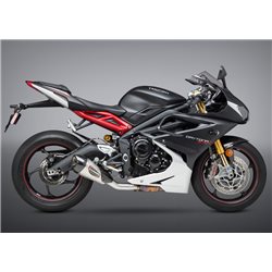 TRIUMPH DAYTONA 675 2013 - 2017 SILENCIOSO STREET SERIES ALPHA T WORKS FINISH