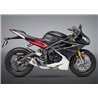TRIUMPH DAYTONA 675 2013 - 2017 SILENCIOSO STREET SERIES ALPHA T WORKS FINISH