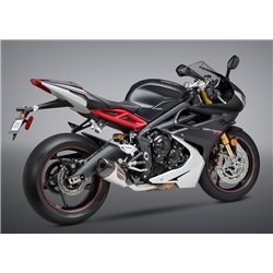 TRIUMPH DAYTONA 675 2013 - 2017 SILENCIOSO STREET SERIES ALPHA T WORKS FINISH