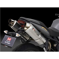 TRIUMPH STREET TRIPLE 675 2007 - 2010 SILENCIOSO TRI-OVAL DOBLE SALIDA