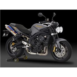 TRIUMPH STREET TRIPLE 675 2007 - 2010 SILENCIOSO TRI-OVAL DOBLE SALIDA