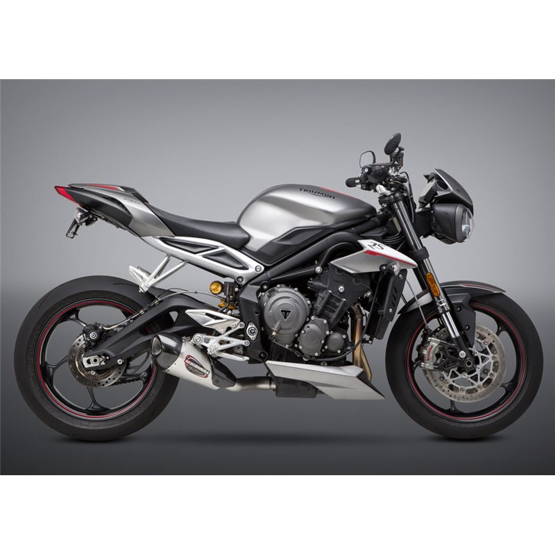 TRIUMPH STREET TRIPLE 765 2017 - 2018 SILENCIOSO STREET SERIES ALPHA T WORKS FINISH TRIUMPH STREET TRIPLE 765 2017 - 2018 SILENCIOSO STREET SERIES ALPHA T WORKS FINISH