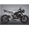 TRIUMPH STREET TRIPLE 765 2017 - 2018 SILENCIOSO STREET SERIES ALPHA T WORKS FINISH
