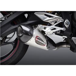 TRIUMPH STREET TRIPLE 765 2017 - 2018 SILENCIOSO STREET SERIES ALPHA T WORKS FINISH