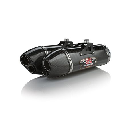 YAMAHA YZF R1 2009 - 2013 2 SILENCIOSOS TRC-D TRI OVAL CONE