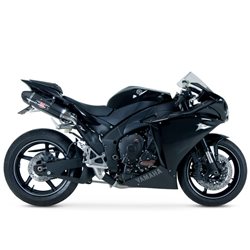 YAMAHA YZF R1 2009 - 2013 2 SILENCIOSOS TRC-D TRI OVAL CONE