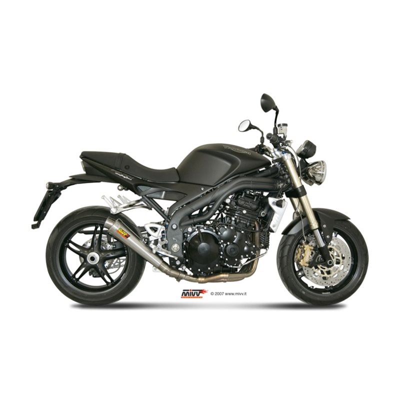 TRIUMPH SPEED TRIPLE 2007 - 2010 X-CONE INOX/ST. STEEL MIVV TRIUMPH SPEED TRIPLE 2007 - 2010 X-CONE INOX/ST. STEEL MIVV