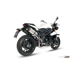 TRIUMPH SPEED TRIPLE 2011 - 2015 SUONO INOX COPA CARBONO MIVV