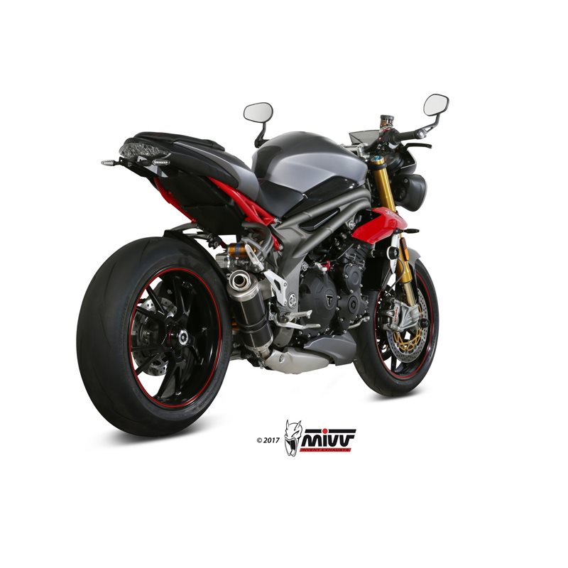 TRIUMPH SPEED TRIPLE 2016 - 2017 GP BLACK MIVV