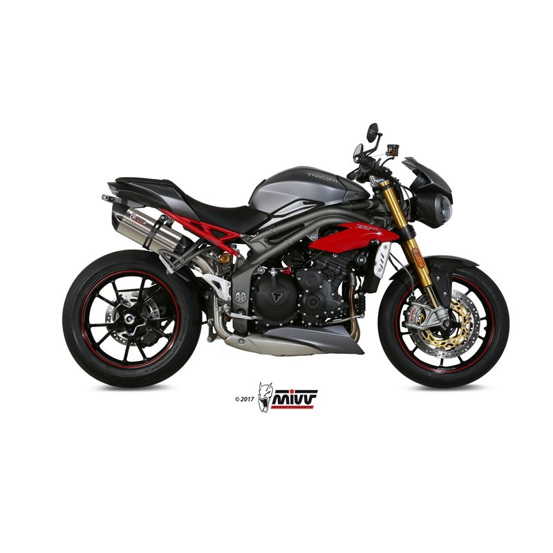 TRIUMPH SPEED TRIPLE 2016 - 2017 SUONO INOX COPA CARBONO MIVV TRIUMPH SPEED TRIPLE 2016 - 2017 SUONO INOX COPA CARBONO MIVV