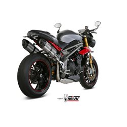 TRIUMPH SPEED TRIPLE 2016 - 2017 SUONO INOX COPA CARBONO MIVV