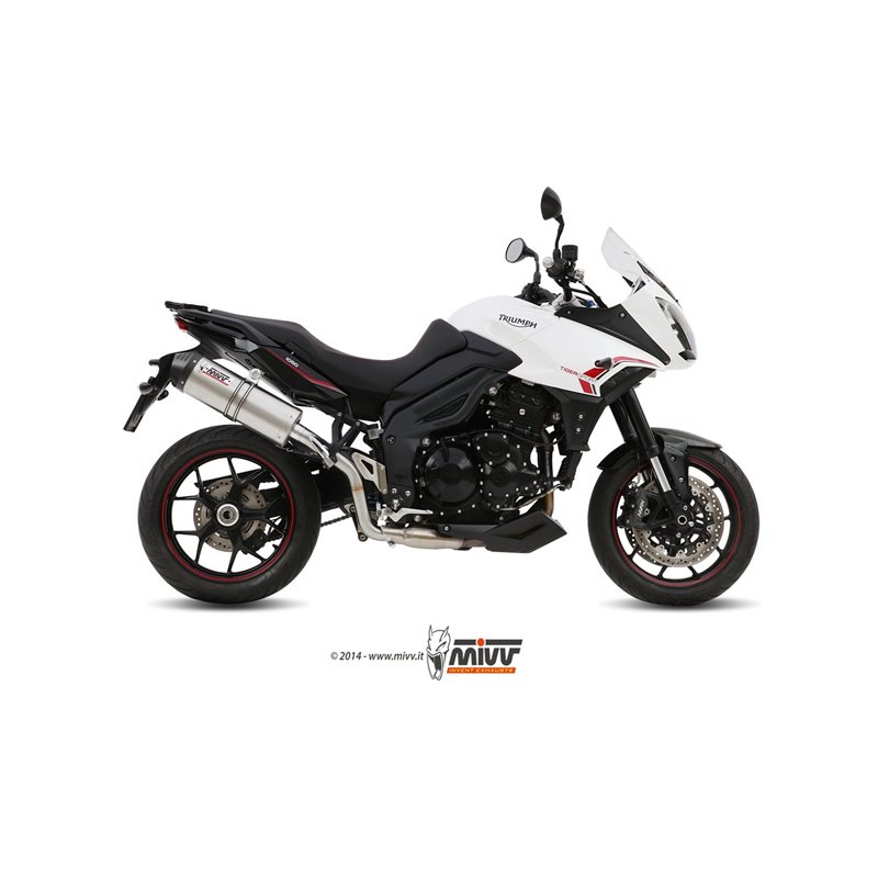 TRIUMPH TIGER 1050 SPORT 2013 - 2016 OVAL TITANIO COPA CARBONO MIVV TRIUMPH TIGER 1050 SPORT 2013 - 2016 OVAL TITANIO COPA CARBONO MIVV