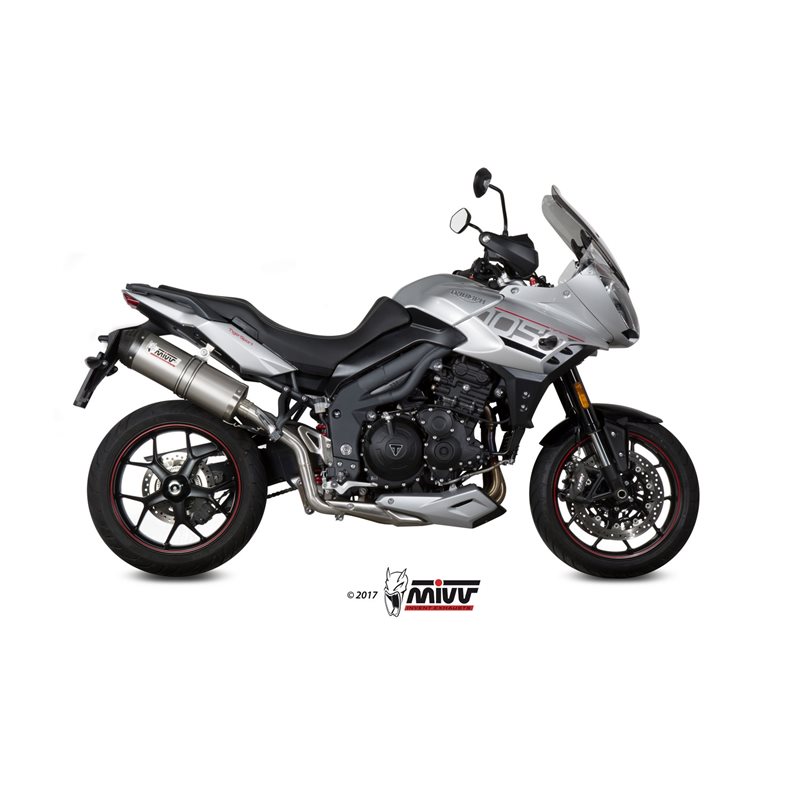 TRIUMPH TIGER 1050 SPORT 2017 - OVAL TITANIO COPA CARBONO MIVV TRIUMPH TIGER 1050 SPORT 2017 - OVAL TITANIO COPA CARBONO MIVV