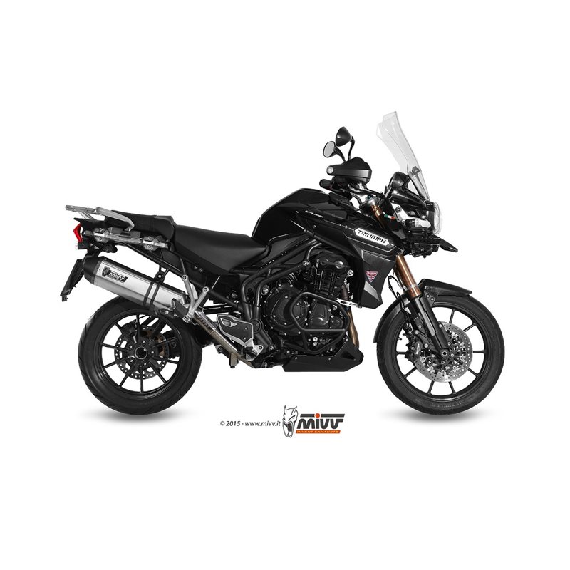 TRIUMPH TIGER EXPLORER 1200 2012 - 2015 SPEED EDGE INOX COPA CARBONO MIVV TRIUMPH TIGER EXPLORER 1200 2012 - 2015 SPEED EDGE INOX COPA CARBONO MIVV