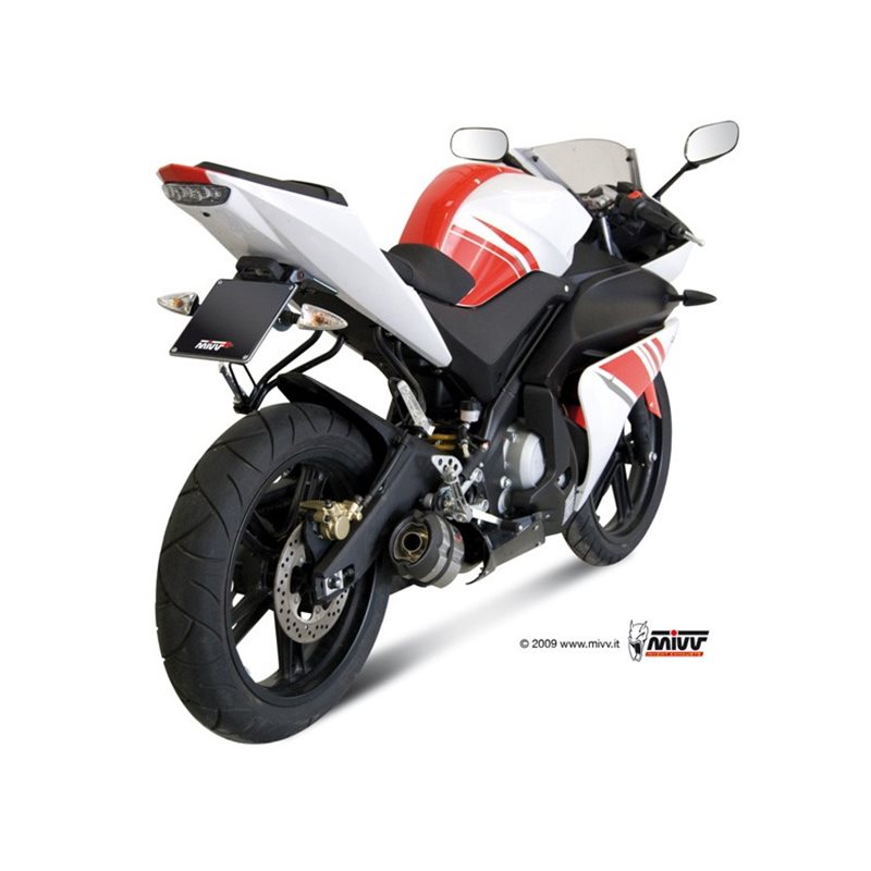 YAMAHA YZF R125 2008 - 2013 SUONO INOX COPA CARBONO MIVV