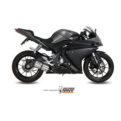 YAMAHA YZF R125 2014 - 2018 SUONO INOX COPA CARBONO MIVV