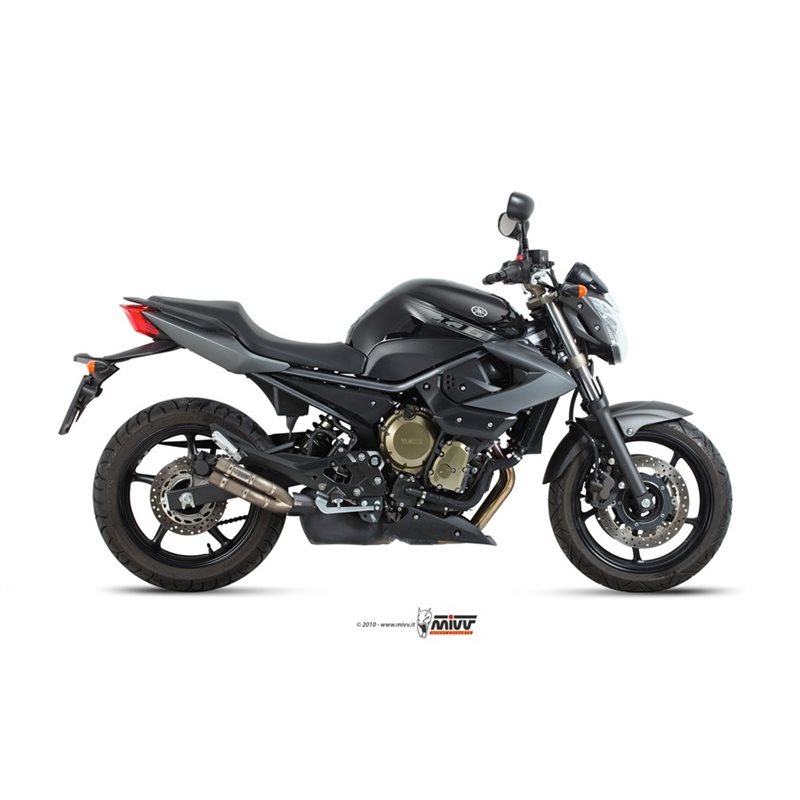YAMAHA XJ6 / XJ6 DIVERSION 2009 - 2016 DOUBLE GUN FULL TITANIUM MIVV