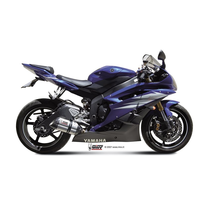 YAMAHA YZF 600 R6 2006 - 2016 SUONO INOX COPA CARBONO MIVV YAMAHA YZF 600 R6 2006 - 2016 SUONO INOX COPA CARBONO MIVV