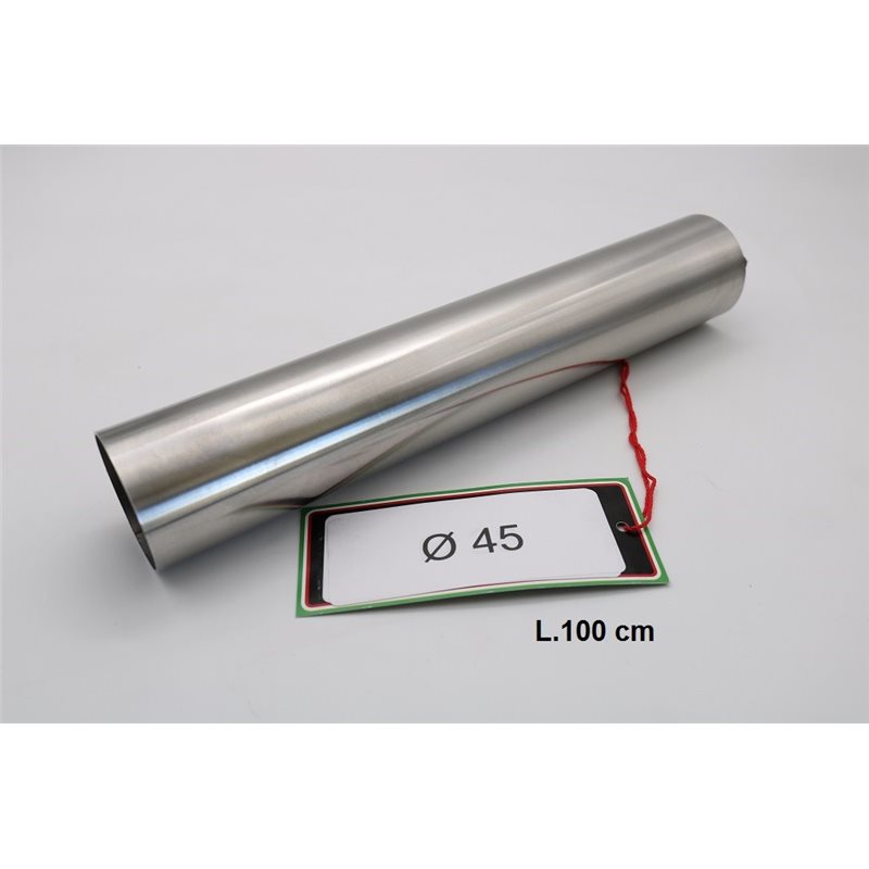 CAFÈ RACER ACCESSORIO - TUBO INOX D. 45MM X 1MM L.1000MM GPR ACCESSORIO - ACCESSORY CAFÈ RACER ACCESSORIO - TUBO INOX D. 45MM X 1MM L.1000MM GPR ACCESSORIO - ACCESSORY