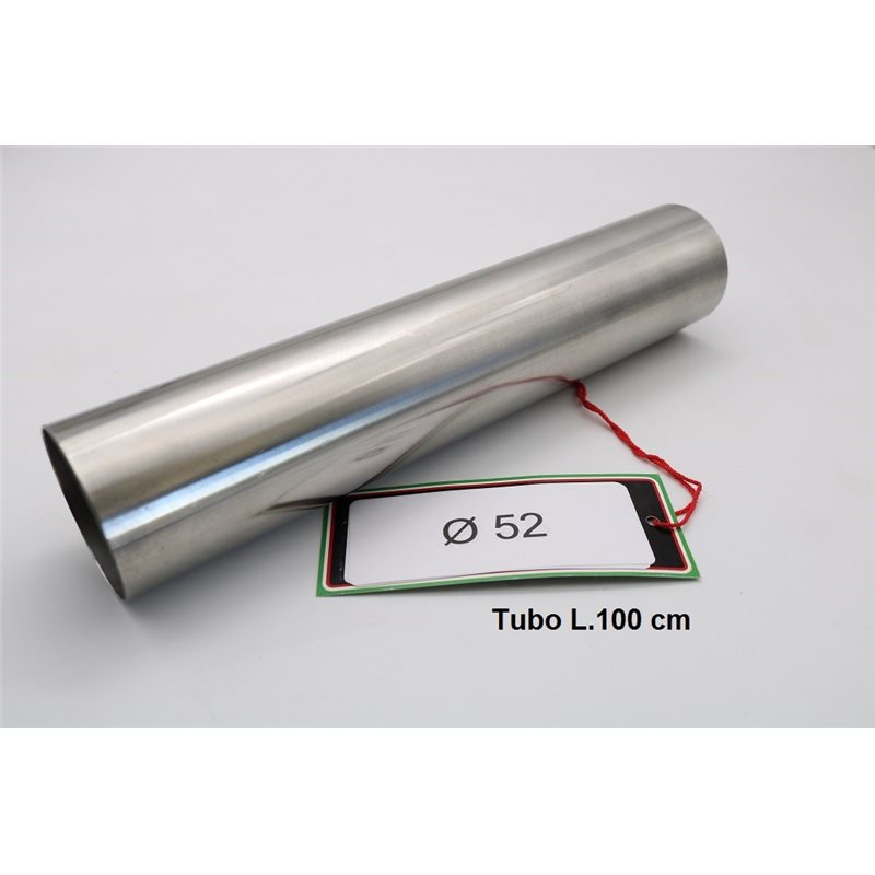 CAFÈ RACER ACCESSORIO - TUBO INOX D. 52MM X 1MM L.1000MM GPR ACCESSORIO - ACCESSORY CAFÈ RACER ACCESSORIO - TUBO INOX D. 52MM X 1MM L.1000MM GPR ACCESSORIO - ACCESSORY