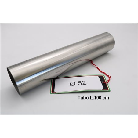CAFÈ RACER ACCESSORIO - TUBO INOX D. 52MM X 1MM L.1000MM GPR ACCESSORIO - ACCESSORY