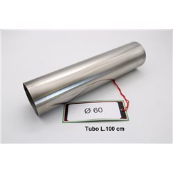 CAFÈ RACER ACCESSORIO - TUBO INOX D. 60MM X 1,2MM L.1000MM GPR ACCESSORIO - ACCESSORY