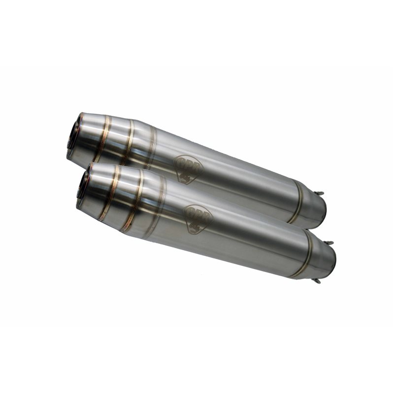CAFÈ RACER DEEPTONE INOX RACING L.370 X D.80MM -  GPR DEEPTONE INOX CAFÈ RACER