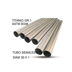 CAFÈ RACER TUBO TITANIO SEAMLESS D. 30MM X 1MM L.1000MM GPR TUBO TITANIO SEAMLESS D. 30MM X 1MM L.1000MM