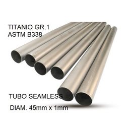 CAFÈ RACER TUBO TITANIO SEAMLESS D. 45MM X 1MM L.1000MM GPR TUBO TITANIO SEAMLESS D. 45MM X 1MM L.1000MM