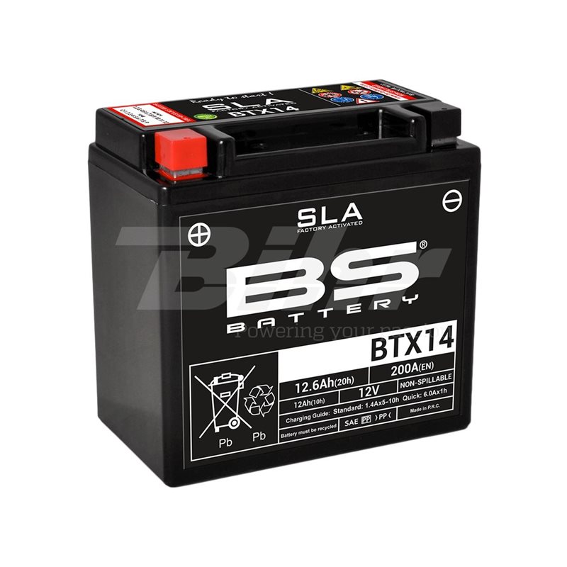 PIAGGIO X8 250 05' - 08' BATERIA BS (SLA/GEL)