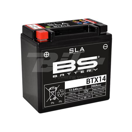 TGB X-MOTION EFI 125 08' - 10' BATERIA BS (SLA/GEL)