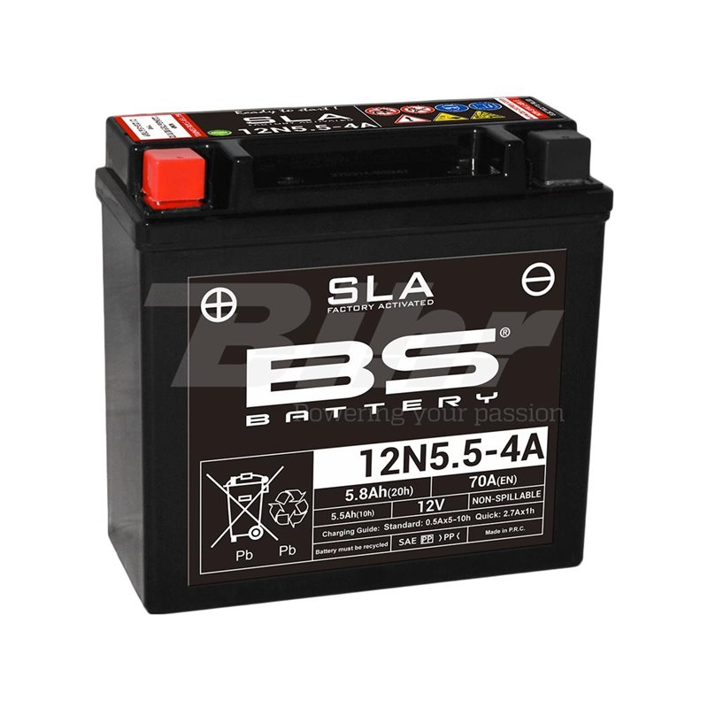 YAMAHA YZF-R 125 14' - 16' BATERIA BS (SLA/GEL)