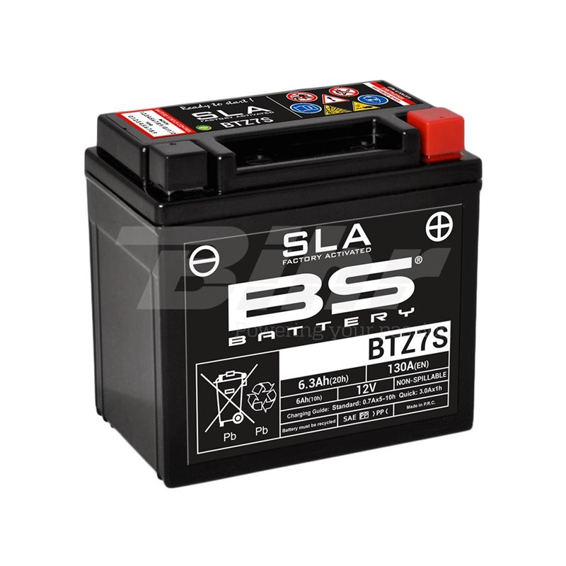 YAMAHA XVS DRAG STAR 250 01' - 04' BATERIA BS (SLA/GEL)
