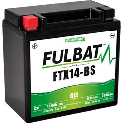 BATERIA FULBAT GEL YTX14 BS GEL
