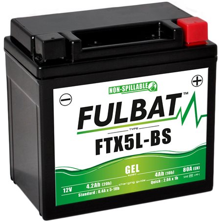 BATERIA FULBAT GEL YTX5 L BS