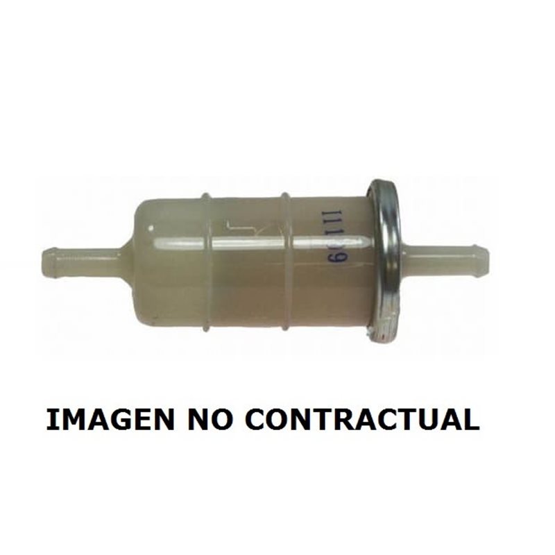 FILTRO DE GASOLINA JMP UNIVERSAL ALUMINIO NEGRO