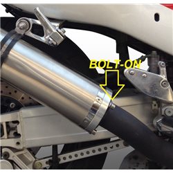 HYOSUNG COMET 250 GT-R 2001/14  GPR INOX TONDO / ROUND