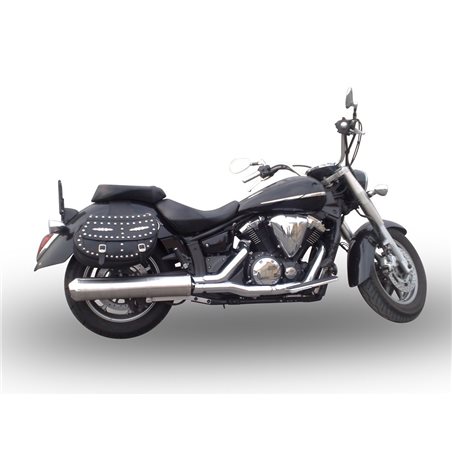 YAMAHA XVS 1300 MIDNIGHT STAR 2006/14  GPR INOX BOMB