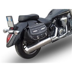 YAMAHA XVS 1300 MIDNIGHT STAR 2006/14  GPR INOX BOMB