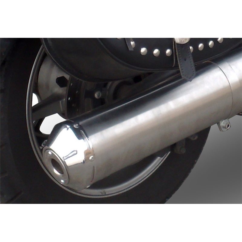 YAMAHA XVS 1300 MIDNIGHT STAR 2006/14 GPR INOX BOMB