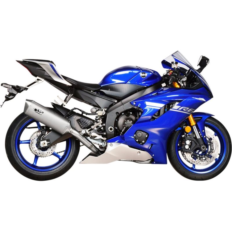 YAMAHA YZF-R6 600 2017 - 2020 EXHAUST FULL STAINLESS STEEL FORCE SILENCER TITANIUM