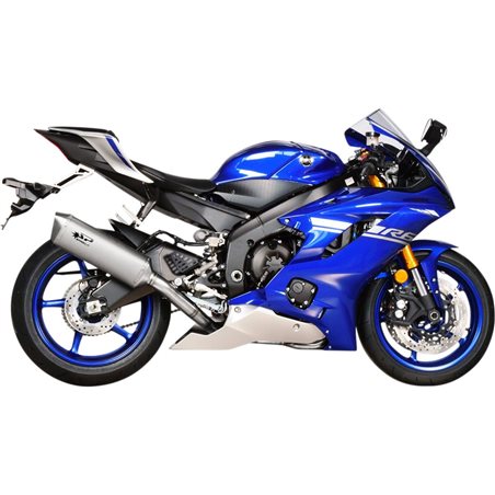 YAMAHA YZF-R6 600 2017 - 2020 EXHAUST FULL STAINLESS STEEL FORCE SILENCER TITANIUM